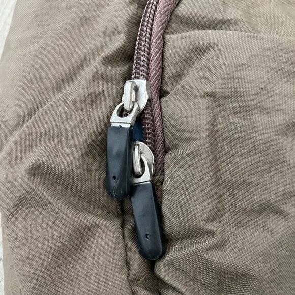 Baggallini Crossbody Purse Adjustable Shoulder Strap Brown Nylon Travel - Picture 6 of 10